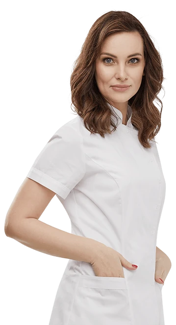 Doctora explicando los beneficios de Collagen Select